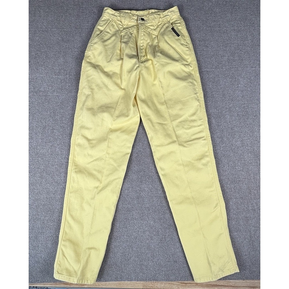 Rocky‎ Mountain Clothing Yellow High Rise Western Pants Womens 29x33 Vintage